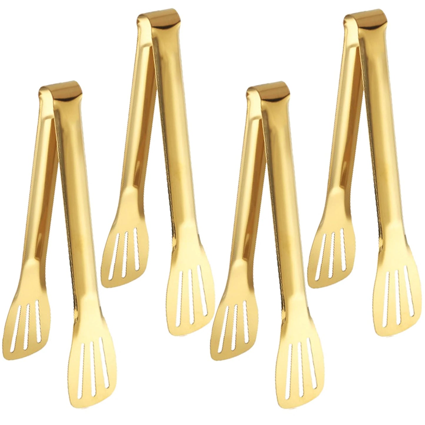 Stainless Steel Bread Clip Steak Clip Food Tongs Gold and Silver Cooking Utensils Kitchen Accessories Cake Bread Grill Clip